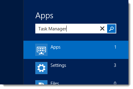 ghim Task Manager lên Taskbar hay màn hình Start Win 8