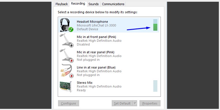 realtek high definition audio stereo mix