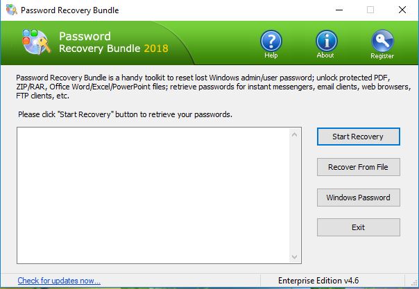 Password Recovery Bundle 2018 full + Key - Phần mềm khôi phục mật khẩu | Hình 2