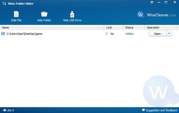 Wise Folder Hider PRO 3.32 Free – Phần mềm ẩn thư mục, tập tin - 131411