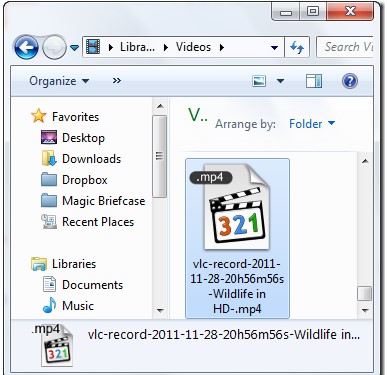 Save video cắt trên VLC Media Player