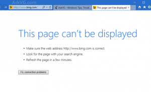 Lỗi không thể mở Bing, MSN, Outlook hoặc trang web Microsoft khác trong Windows 10