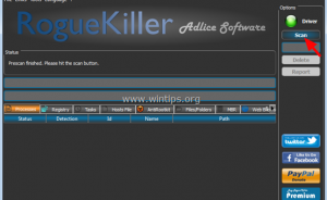 Xóa mục Registry độc hại bằng RogueKiller