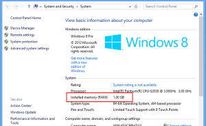 Kiểm tra bộ nhớ máy tính trên Windows 8 / 8.1 nhanh