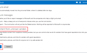 Cách chặn Thư rác, Spam và Thư không mong muốn trong Outlook.com