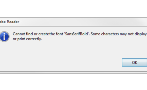 Lỗi Font chữ trong Adobe Reader khi mở tệp PDF được cài đặt trong AutoCAD