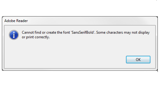 Lỗi Font chữ trong Adobe Reader khi mở tệp PDF được cài đặt trong AutoCAD