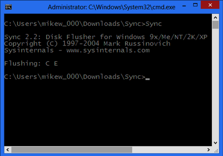 Download Sync 2.0 - Xóa dữ liêu tệp và đĩa