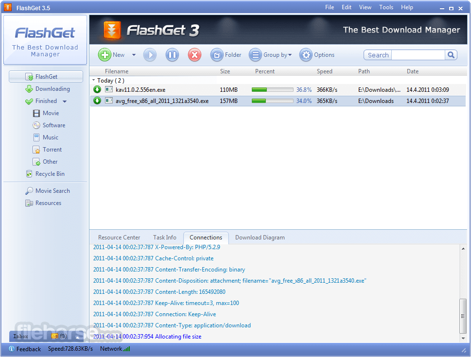 Tăng tốc Download với Flashget 3.7