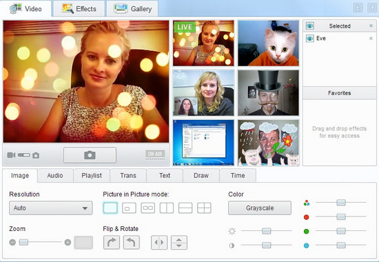 ManyCam 5.8.0 miễn phí - Thêm hiệu ứng đẹp cho Webcam