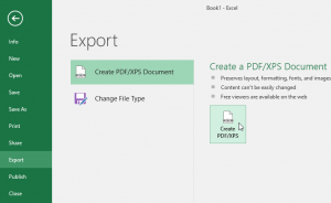 Cách lưu file Excel dưới dạng PDF