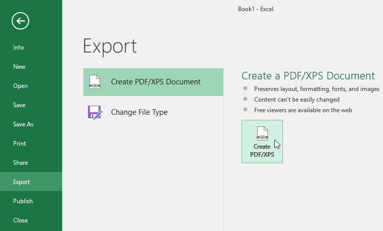 Cách lưu file Excel dưới dạng PDF