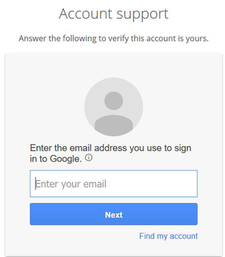 Khôi phục Gmail quên mật khẩu Gmail