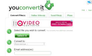 Sử dụng Youconvertit
