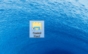 Tao phim tat Control Panel man hinh desktop trong windows