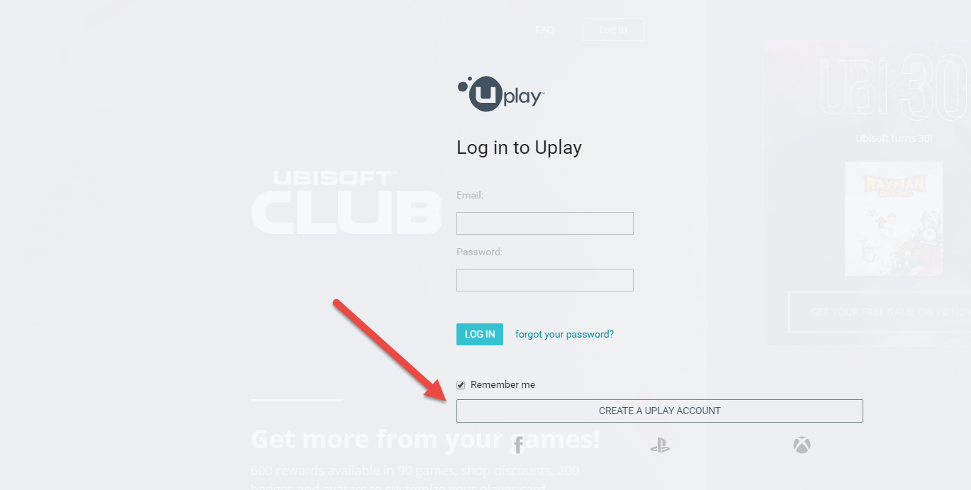 Tạo tài khoản Uplay
