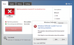 Sửa lỗi 0x800705b4 trong Windows Update và Windows Defender