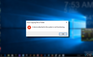 Sửa Lỗi "A device attached to the system is not functioning"trên Windows
