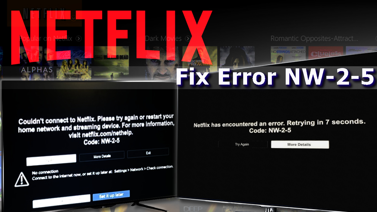 cách khắc phục lỗi Netflix NW-2-5